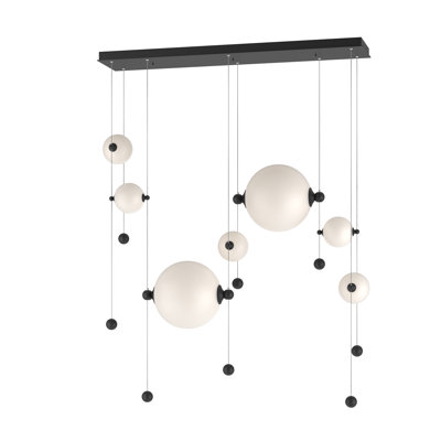 Luminaire suspendu en forme de globe à 7 lumières Abacus