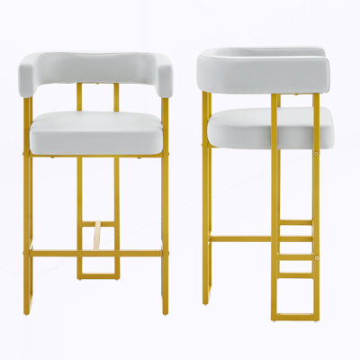 Modern Counter Height Bar Stools Set of 2