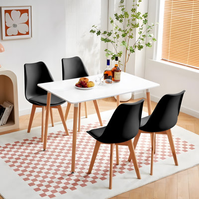 Nero 4 - Person Dining Set