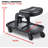 Garage/Shop Rolling Stool 5 Rollers Heavy Duty Creeper Seat with Towel Rack Tool Rack Storage