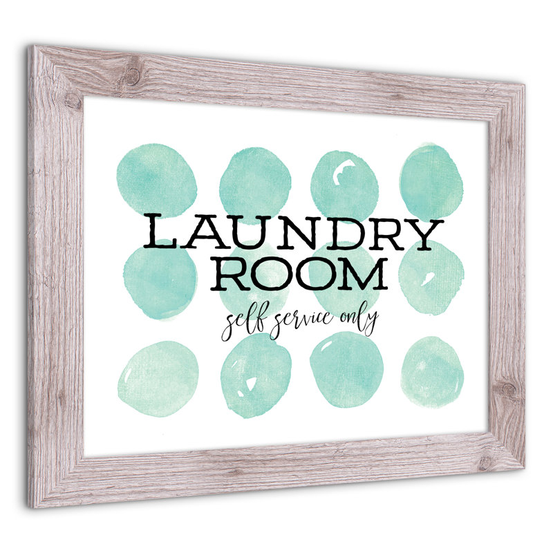 " Laundry Room ", 16" H x 20" W x 0.75" D