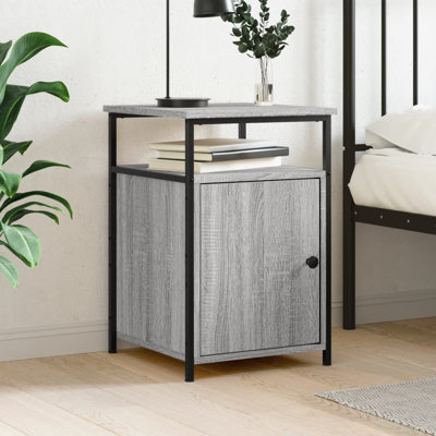 Macbean 40cm W Iron Bedside Table
