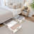 Underbed Storage Box with Clear Window, Foldable Underbed Storage Bins for Clothes, Blankets and Shoes, 6'' H X 33'' W X 17'' D, Beige-1720145926-1735246266