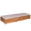 Anniki 200cm Long Reclining Acacia Single Chaise
