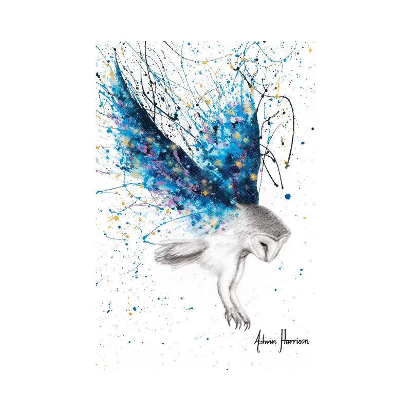 The Spirit Owl by Ashvin Harrison - Wrapped Canvas Gallery-Wrapped Canvas Giclée, 152.5 cm H x 101.6 cm W x 3.175 cm D