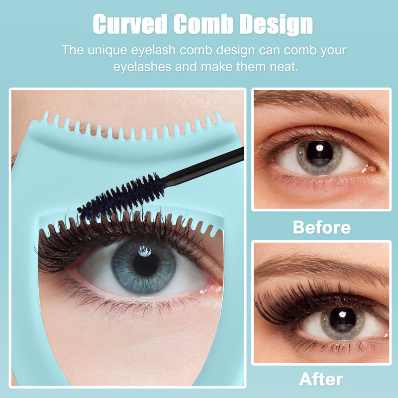 3Pcs Mascara Guard Mascara Shield Applicator Eyelash Comb Cosmetic Tool Eyelash Tool