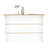 Kitchen Island With Two-Tier Storage Shelf And Ample Workstation, White / Light Pine