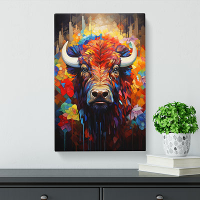 Buffalo Orphism - Art Prints - Wrapped Canvas