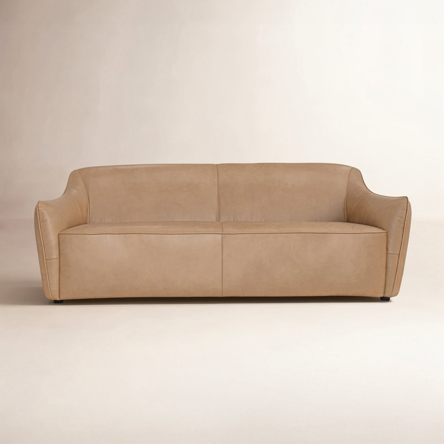 Iris 84" Genuine Leather Sofa