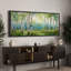 «Aspen Birch Verdant Spring Birches Lush Woodland», reproduction d'art sur toile-111566016-98042197