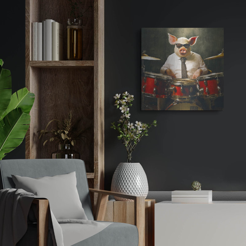Trinx «Stix» par Sean Parnell, art mural en métal, H 24 po x l 24 po
