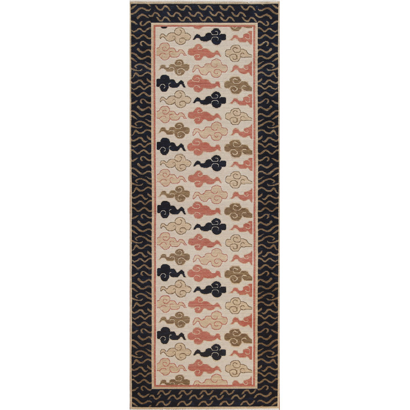 Tapis de couloir turc Art Deco