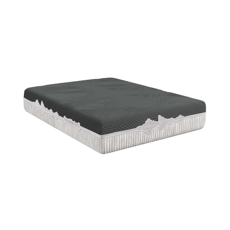Queen Black and White Gel Memory Foam Adjustable Bed