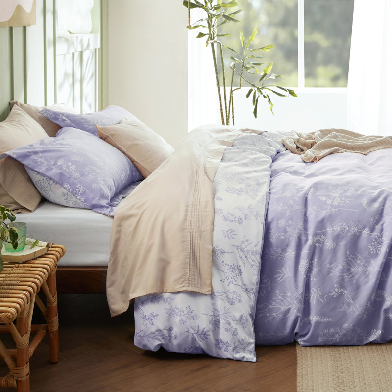 Bedsure Duvet Cover Queen Size - Reversible Duvet Cover Set with Zipper Closure, 3 Pieces Floral Patterned Bedding Set