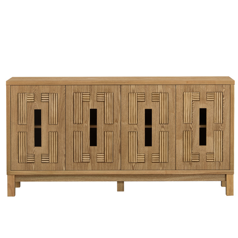 Buffet 60,7 po Mid Century, Brown