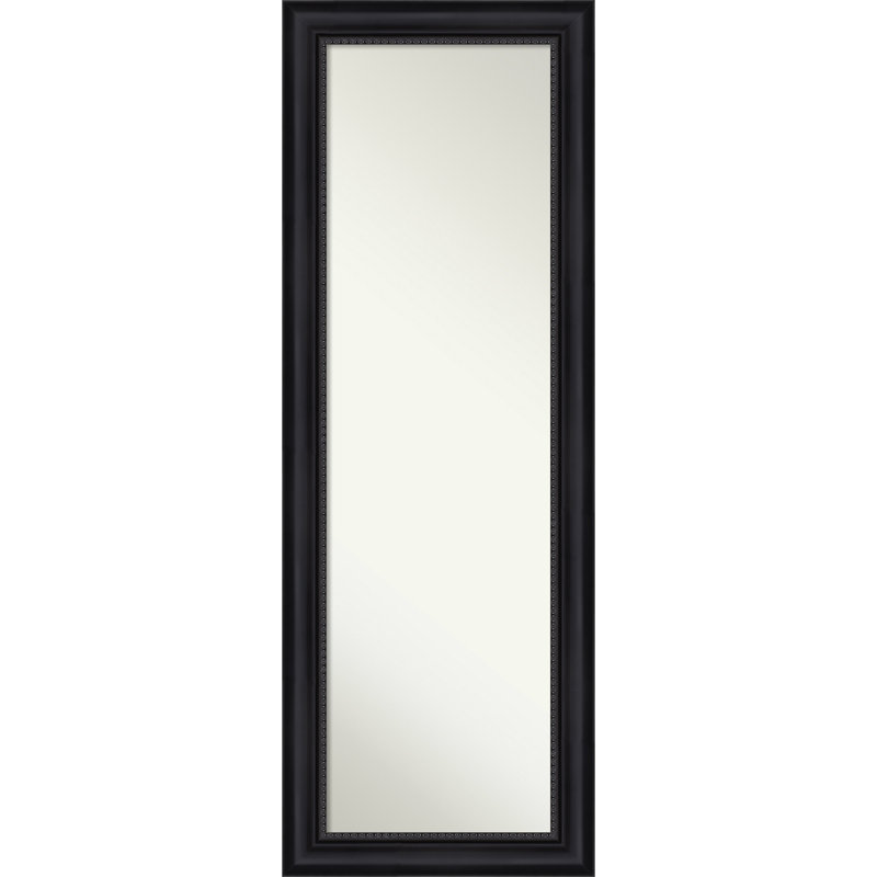 Miroir pleine grandeur Fentin, 52,88 po x 18,88 po, Noir satiné