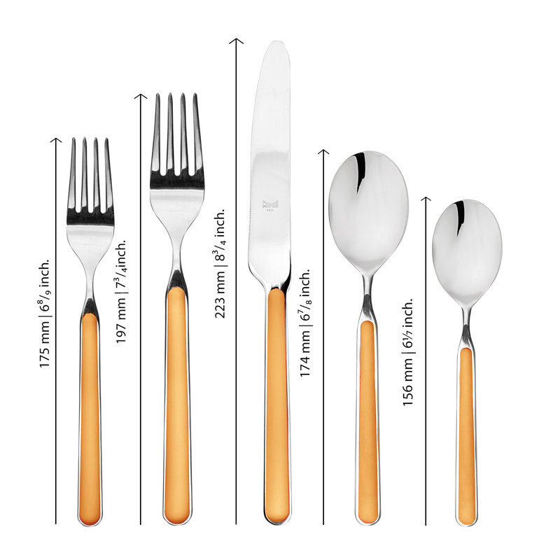 Fantasia Place Set 5 Pcs, Orange