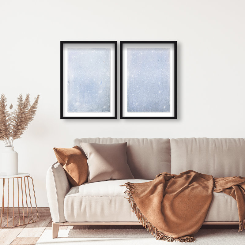Calm Waters Shadowbox Abstract Print by Oliver Gal, Black Frame, 10 x 15, 21.5"H x 31.5"W, Black Shadowbox