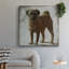 Toile tendue avec châssis Pug-Premium - prête à être accrochée