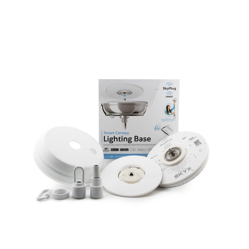 SkyPlug Smart Kit -  Easy Lighting Installation - Capella, Matte White