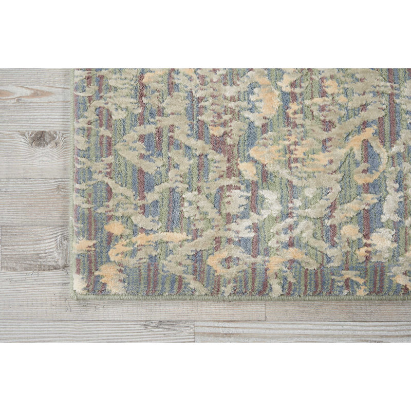 Huntingtown Viscose Abstract Indoor Rug, Rectangle 7'9" x 10'10"