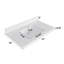 Plateau de meuble-lavabo simple 37 po avec lavabo-100232868