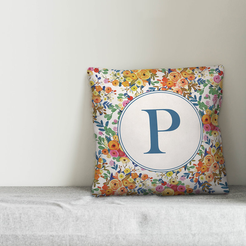 Housse et insert de coussin carré Wildflower, P