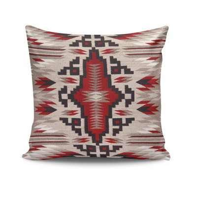 Decorative Cushion Cover, 17 x 17 Inches, 50% Cotton / 50% Polyester | Machine Washable at 104°F, Ironable, Concealed Zip Closure | Perfect for Living Room, Bedroom, and Stylish Home Décor