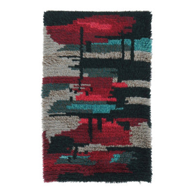 Scandinavian One-of-a-Kind 2'10x4'7 Hand Knotted Area Rug