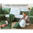 6 Seater Chenille Oversized Modular Sectional Sofa With Power Recliner Plush Cloud Couch With Headrest Convertible Deep L-shaped With Corner And Storage Ottoman-1952067359