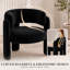 Fauteuil d'appoint demi-tonneau 33 po-1863739514