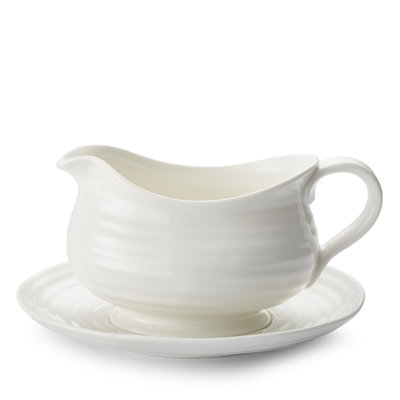 Sophie Conran, White - Gravy Boat & Stand