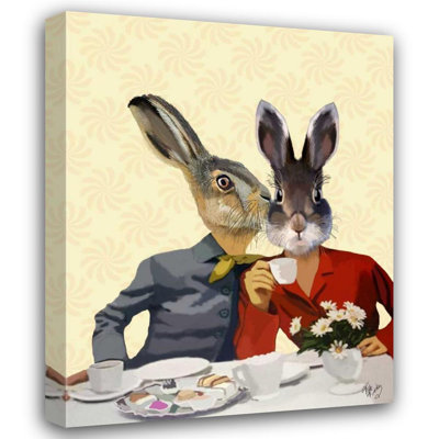 Art sur toile tendue Trinx Fab Funky Gallery, Mesdames Gossiping
