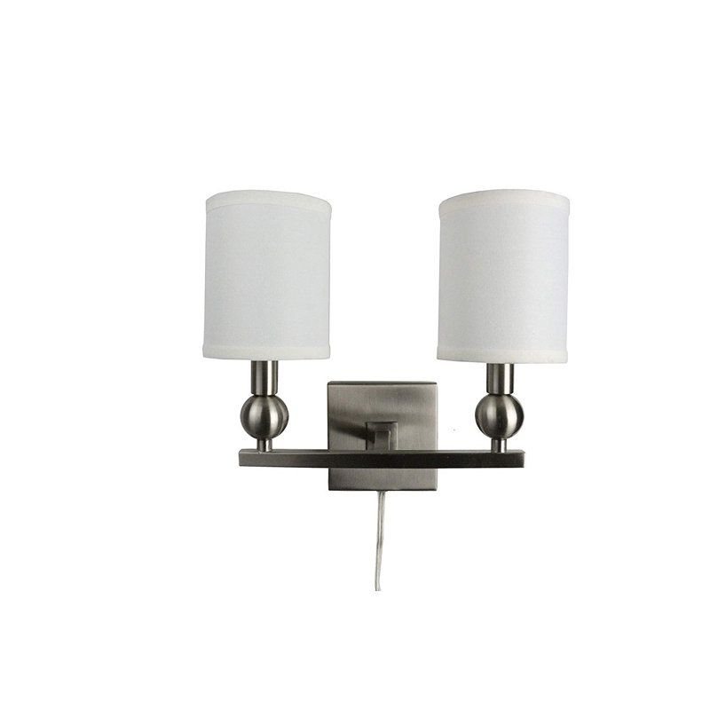Pietrzak Candle Wall Light, Brushed Nickel