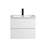 Kizzie 24 " W Wall Mounted Wall Mounted 1 Single Vanity Bathroom Vanity With Engineered Stone Top