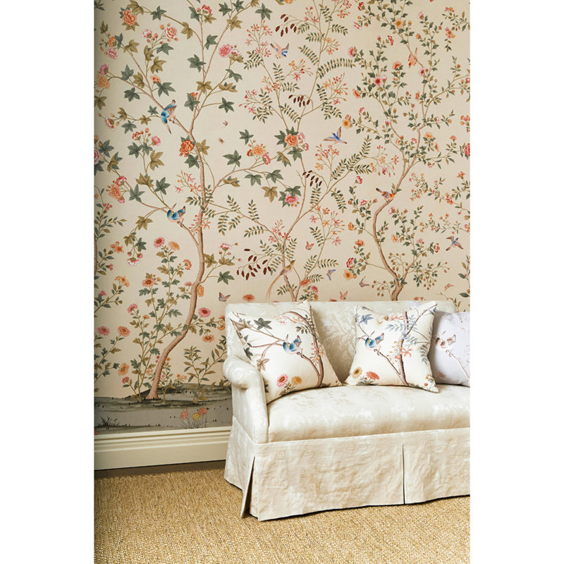 0.83' L x 108" W Smooth Wall Mural, Gray