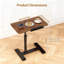 Adjustable Height Solid Wood Iron Computer Desk-961096346