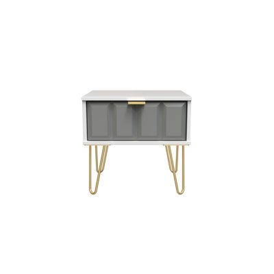 Allem 1 Drawer Bedside Cabinet (Ready Assembled)
