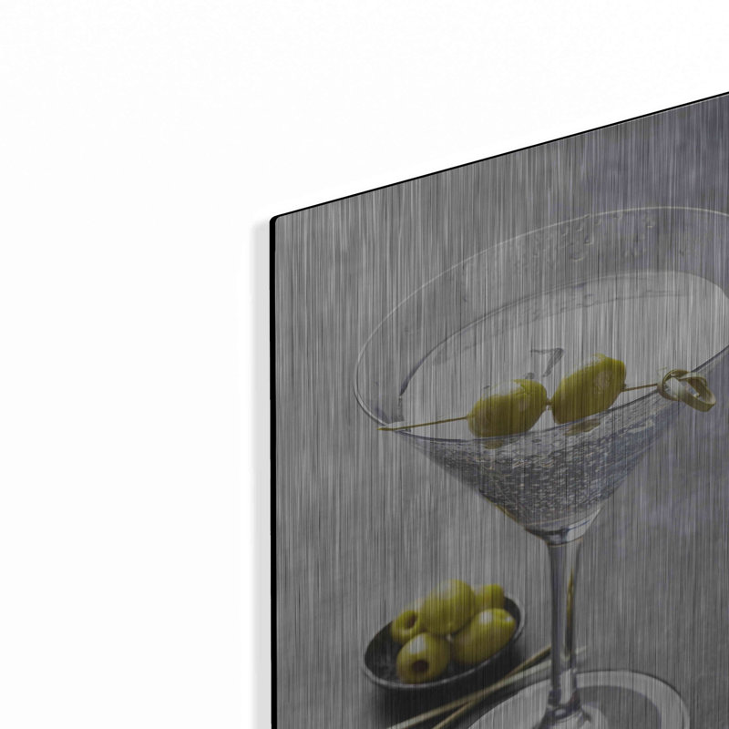 «Dirty Martini» par Luxe Metal Portfolio, H 16 po x l 12 po