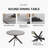 Garrell Round 4-Person Manufactured Wood Dining Table-1540644111