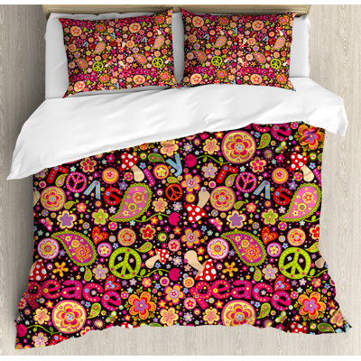 Ensemble de housse de couette 70s Party Decorations
