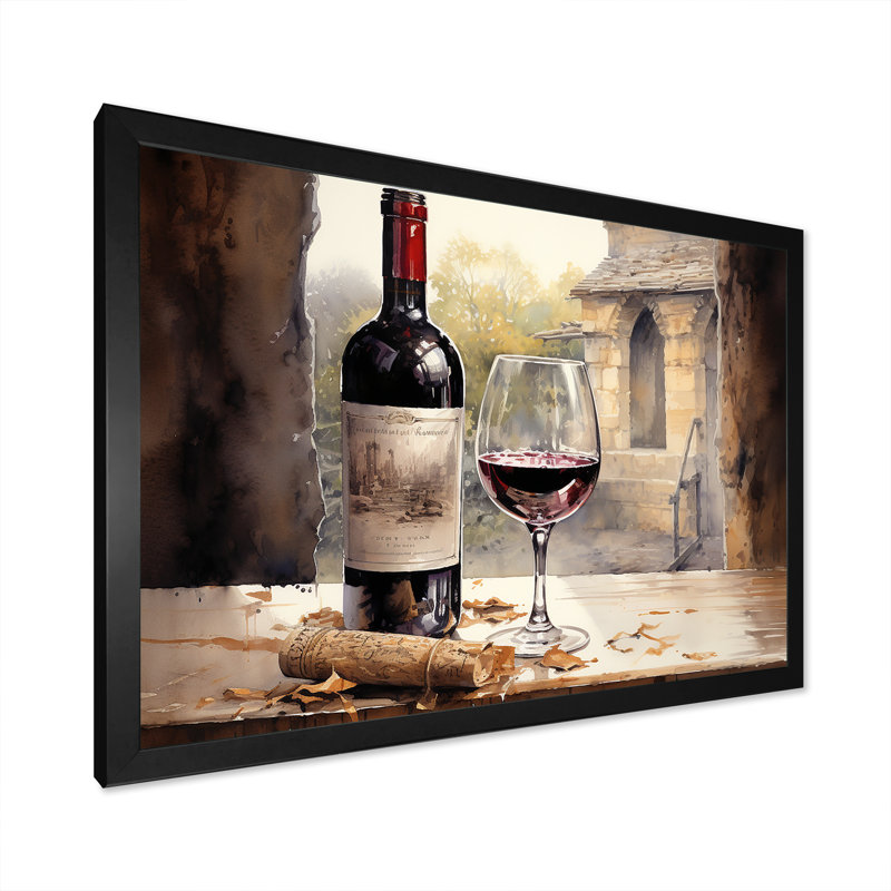 Ports Presence sur toile, Cadre simple noir, H 16 po x l 32 po x P 1 po