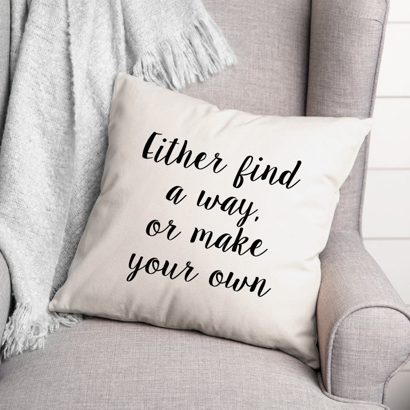 Trouvez un moyen ou créez votre propre coussin décoratif, 16 po x 1 po
