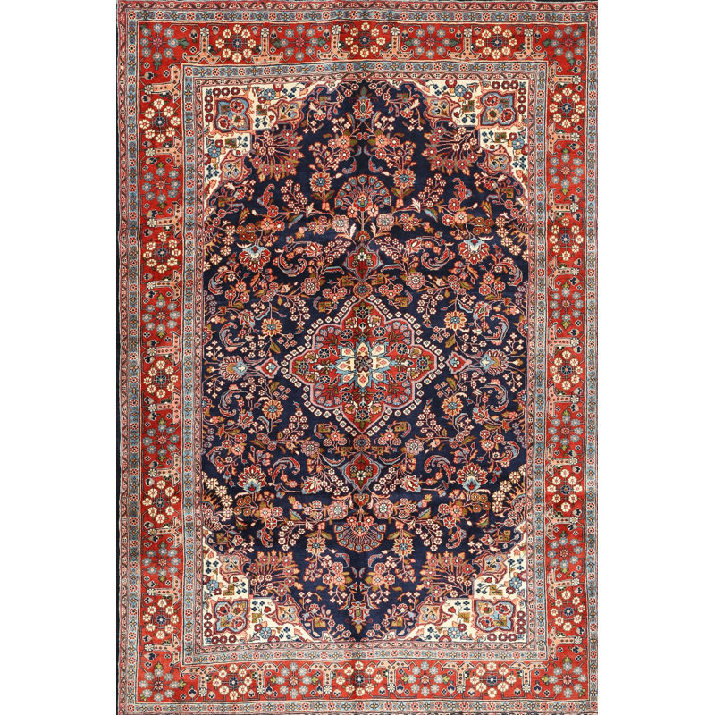 Rumaysa Oriental Indoor Rug, Rectangle 5' x 7'