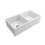 Évier de cuisine à double cuve 36 po x l 19 po avec accessoires-61519574