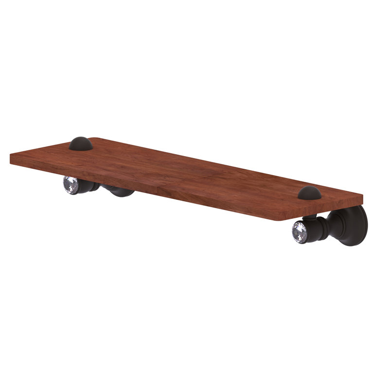 Freyja Ironwood Accent Shelf, 2.4" H x 16" W x 5.54" D, Oil Rubbed Bronze