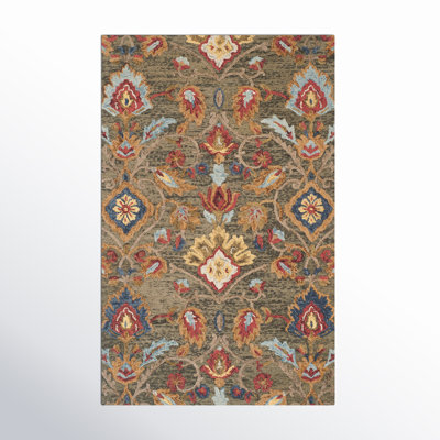 Tansy Wool Floral Indoor Rug
