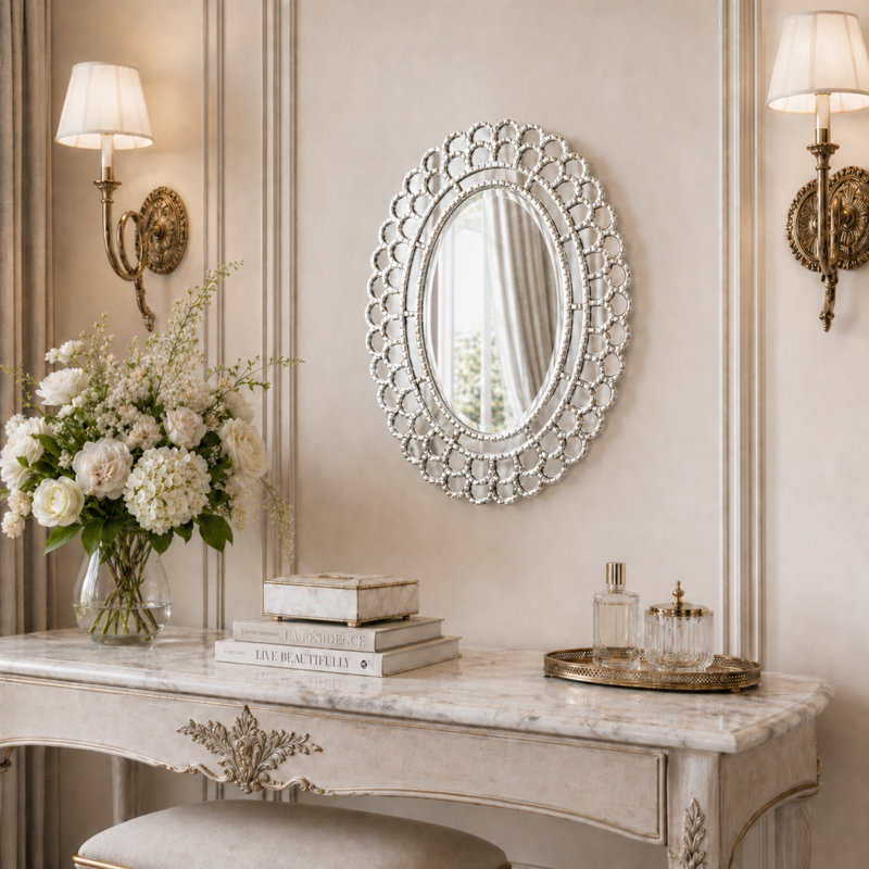 Flueur Flat Wall Mirror