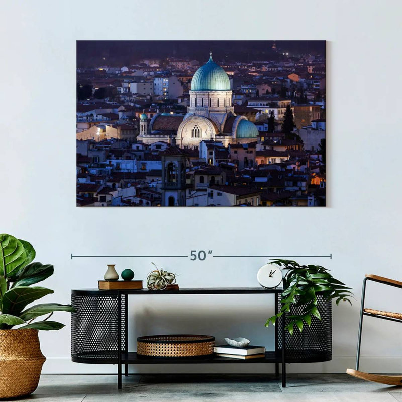 Kavia Great Synagogue Florence, 32" H x 48" W
