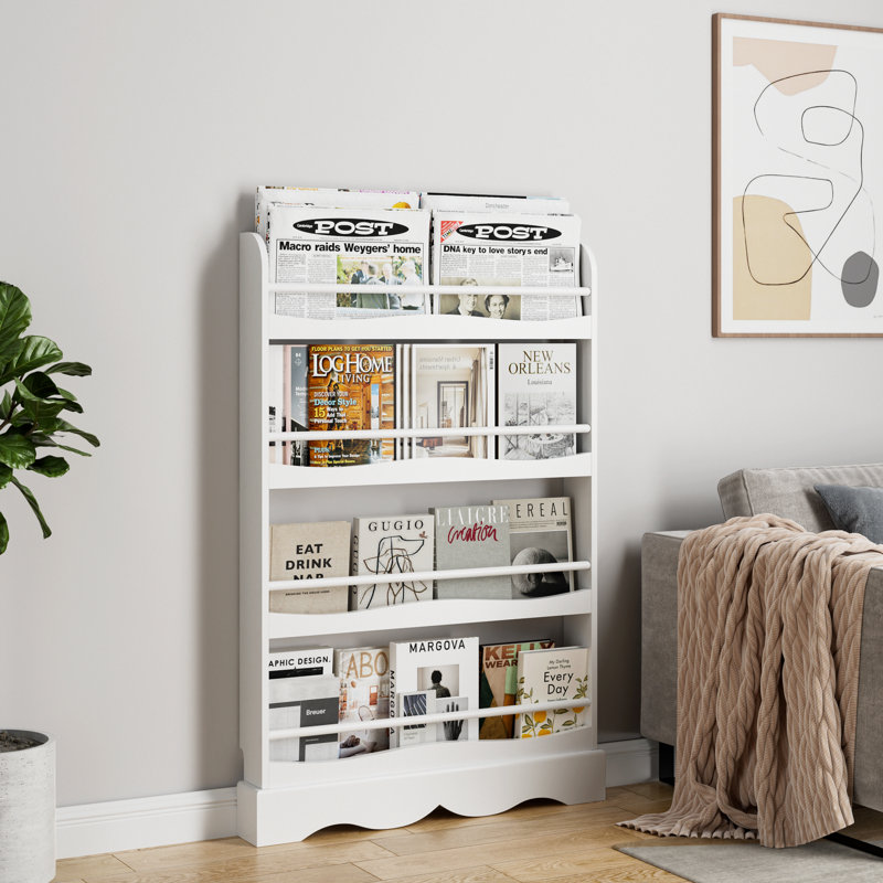 46.5" H X 31.5" W 4-Tier Kids' Bookshelf